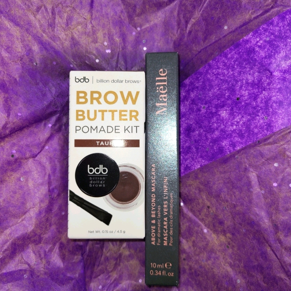 Taupe Billion $ Brows & Black Maëlle Mascara